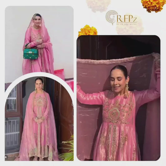 Regal Rose Silk Ensemble